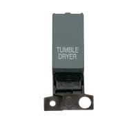 Click MiniGrid MD018BK-TD 13A 10AX DP Ingot Switch Module "Tumble Dryer" - Black