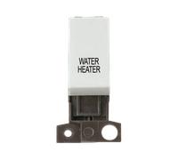 Click MiniGrid MD018WH-WH 13A 10AX DP Ingot Switch Module "Water Heater" - Click White