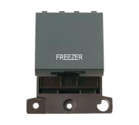 Click MiniGrid MD022BK-FZ 20A DP Ingot Switch Module "Freezer" - Black