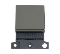 Click MiniGrid MD022BN 20A DP Ingot Switch Module - Black Nickel