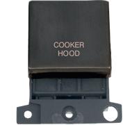Click MiniGrid MD022BZ-CH 20A DP Ingot Switch Module "Cooker Hood" - Matt Bronze