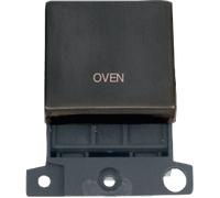 Click MiniGrid MD022BZ-OV 20A DP Ingot Switch Module "Oven" - Matt Bronze