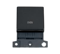 Click MiniGrid MD022MB-OV 20A DP Ingot Switch Module "Oven" - Matt Black