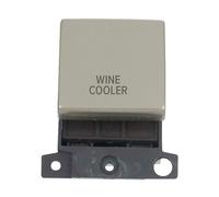 Click MiniGrid MD022PN-WC 20A DP Ingot Switch Module "Wine Cooler" - Pearl Nickel