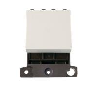 Click MiniGrid MD022PW 20A DP Switch Module - Polar White