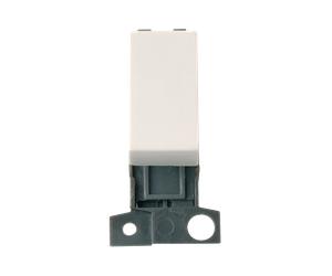 Click MiniGrid MD028PW 10AX Intermediate Switch Module - Polar White