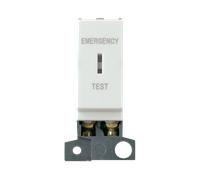 Click MiniGrid MD029WH 10AX DP Keyswitch Module "Emergency Test" - Click White