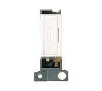 Click Scolmore MiniGrid 13A Fused Connection Unit Module White - MD047PW