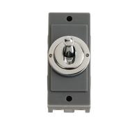 Click MiniGrid MD9125CH 10AX Intermediate Toggle Switch Module - Polished Chrome