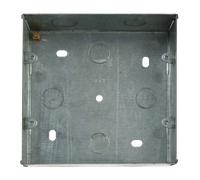 Click MiniGrid WA512 2G Double Row 47mm Deep Galvanised Steel K.O. Box