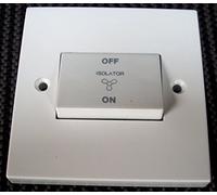 Click Mode 10A 3 Pole Fan Isolation Switch