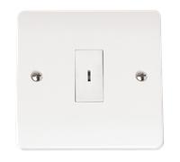 Click Mode CMA026 White Moulded 10AX 1 Gang 2 Way Keyswitch
