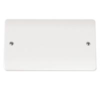 Click Mode CMA061 2 Gang White Blank Plate