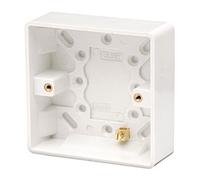 Click Mode CMA081 1 Gang 25mm White Pattress Box