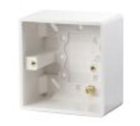 Click Scolmore Click Cma085 Mode 1 Gang 47mm Pattress Back Box White