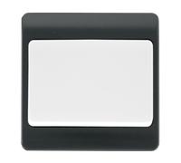 Click Mode CMA825AG Part M 10AX 1 Gang Wide Rocker Intermediate Switch - Anthracite Grey