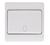 Click Mode CMA828 White Moulded 10AX 1 Gang 2 Way Wide Rocker Retractive Switch
