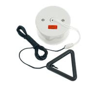 Click Mode PRC216AG Part M 16A Double Pole Pull-Cord Switch with Grey Bangle