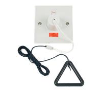 Click Mode PRW211AG Part M 50A DP Pull-Cord Switch with Grey Bangle