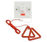 Click Mode PRW211RD Part M 50A DP Pull-Cord Switch with Red Bangle Kit