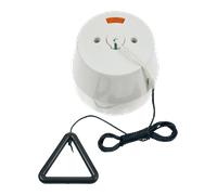 Click Mode PRW213AG Part M 50A DP Pull-Cord Switch with Pattress & Grey Bangle