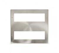 Click New Media 16 Module Front Plate Satin Chrome