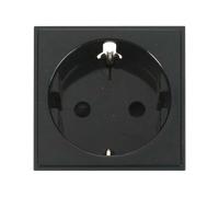Click New Media MM020BK 16A European Schuko Socket Outlet - Black