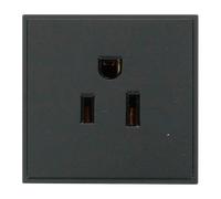 Click New Media MM030BK 16A 110V US Socket Outlet - Black