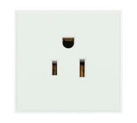Click New Media MM030WH 16A 110V US Socket Outlet - Polar White