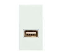 Click New Media MM300WH 25 x 50mm USB Throughput - With Fly-lead - Polar White
