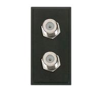 Click New Media MM406BK Twin Female Satellite Module (F to F Connection) - Black
