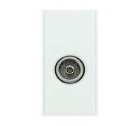 Click New Media MM410WH White Television/Coaxial Socket Module