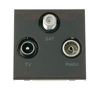 Click New Media MM430BK Triplexed TV, Radio And Satellite - Black