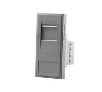 Click New Media MM485AGY RJ45 CAT-6A Outlet Module - Grey