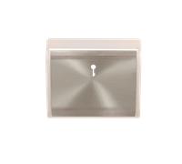 Click New Media SP620WHSC Keycard Fascia White Satin Chrome