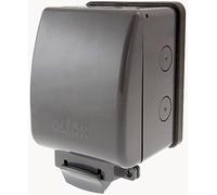 Click OA035AG 1 Gang WEATHEPROOF 13A DP SW Socket IP66 [1] (Epitome Certified)