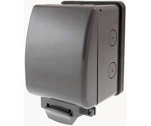 Click OA035AG 1 Gang WEATHEPROOF 13A DP SW Socket IP66 [1] (Epitome Certified)
