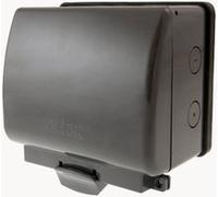 CLICK OA036AG 2 GANG WEATHEPROOF 13A DP SW SOCKET IP66