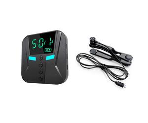 (Click on the head x9, One size) Multifunction Programmable Phone Screen Tapping Tool 9 Head Expansion Capacity Adjustable Builtin Battery Power Display