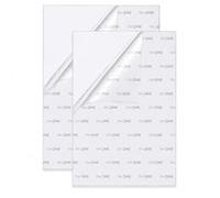 Click One Clear Acrylic Perspex Sheets, Shatterproof Glass, 24 x 18, 2-Pack | 1.2 mm thickness, UV resistant, Dual-sided masking, Easy to cut, Picture frame grade, Model making use