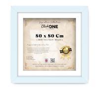 Click One Elegant 80 X 80 Cm Poster Frames With 70 X 70 Cm White Mount Engineered Wood Wall Hanging Gallery For Living Room Photo Picture Frame With Shatterproof Perspex Sheet 32 X 32 Inch