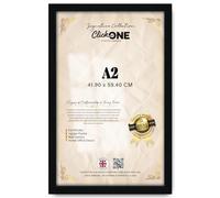 Click One Elegant Medium Rectangle A2 41.90 X 59.40 CM Poster Picture With Solid Engineered Wood Finish 23 X 16 Inch Black Frame For Anniversary Birthday Wedding Home Wall Display Art Prints