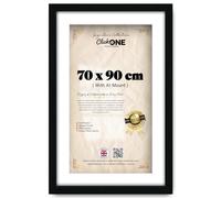 Click One Engineered Wood Poster And Picture Frame 90 X 70 Cm With A1 59.40 X 84.10 Cm White Mount For Home Décor 36 X 28 Inch Wall Gallery And Art Black Slim Profile For Elegant Wall Display
