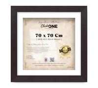 Click One Modern 70 X 70 Cm Poster Frame With 60 X 60 Cm White Mount Various Sizes Engineered Wood For Movie Poster Photo Picture Display Wall Gallery Artworks Home Décor 28 X 28 Inch Mahogany