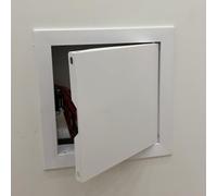 Click Open Access Panel Door for Ceiling/Wall White Access Panel Cover with Touch Latch for Plumbing & Electrical Cables & Wiring((WxH) 10x12in/25x30cm)