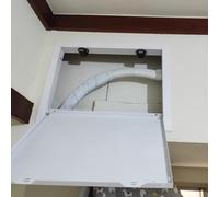 Click Open Plumbing Access Panel, Heavy Duty Metal Attic Door for Wall, Metal Magnetic Door Hatch Inspection, Drywall Electrical Panel Cover(550x600mm(22x24in))