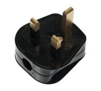 Click PA312 13A Resilient Plug Top (5A Fused) Fast Grip Black