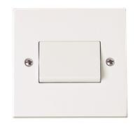 Click Polar PRW021 White Moulded 3 Pole 10A Isolation Switch - Unprinted