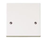 Click Polar PRW215 White Moulded 45A Cooker Outlet Plate