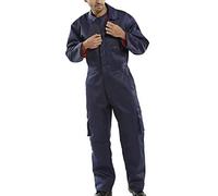 CLICK QUILTED BOILERSUIT NAVY BLUE 60